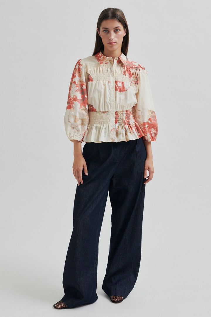Sirmione Shirt Spiced Coral | Skjorter og bluser | Smuk - Dameklær på nett