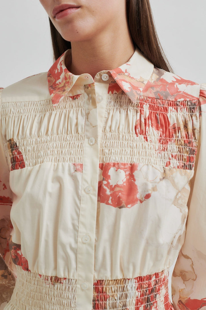 Sirmione Shirt Spiced Coral | Skjorter og bluser | Smuk - Dameklær på nett