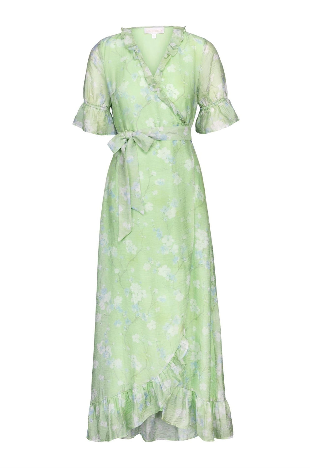 Sissy Maxi Dress Green Blossom | Kjoler | Smuk - Dameklær på nett