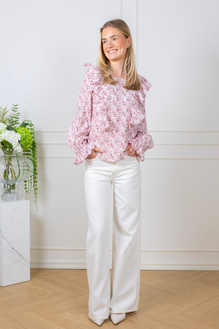 Siza Blouse Rose/Pink | Skjorter og bluser | Smuk