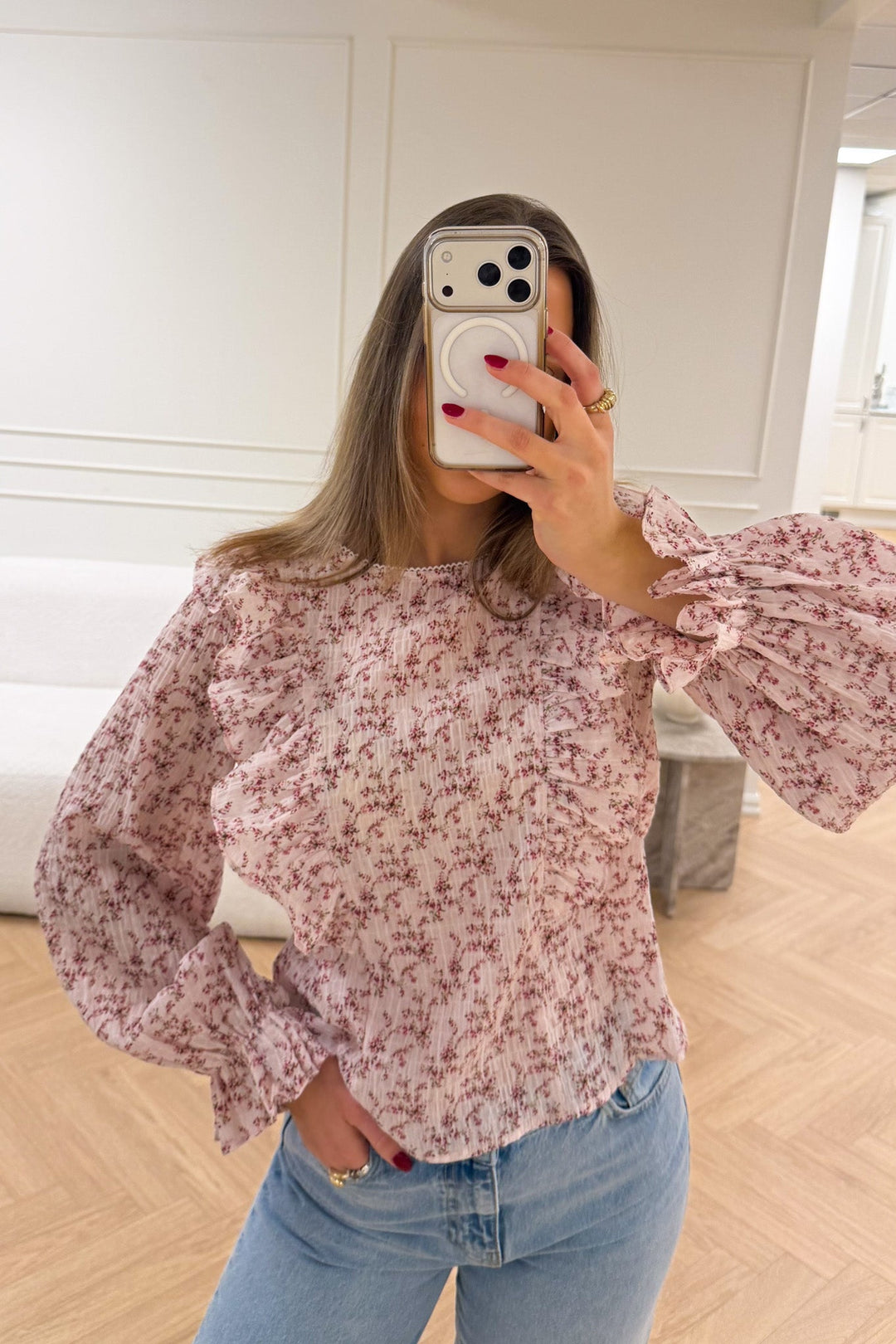 Siza Blouse Rose/Pink | Skjorter og bluser | Smuk