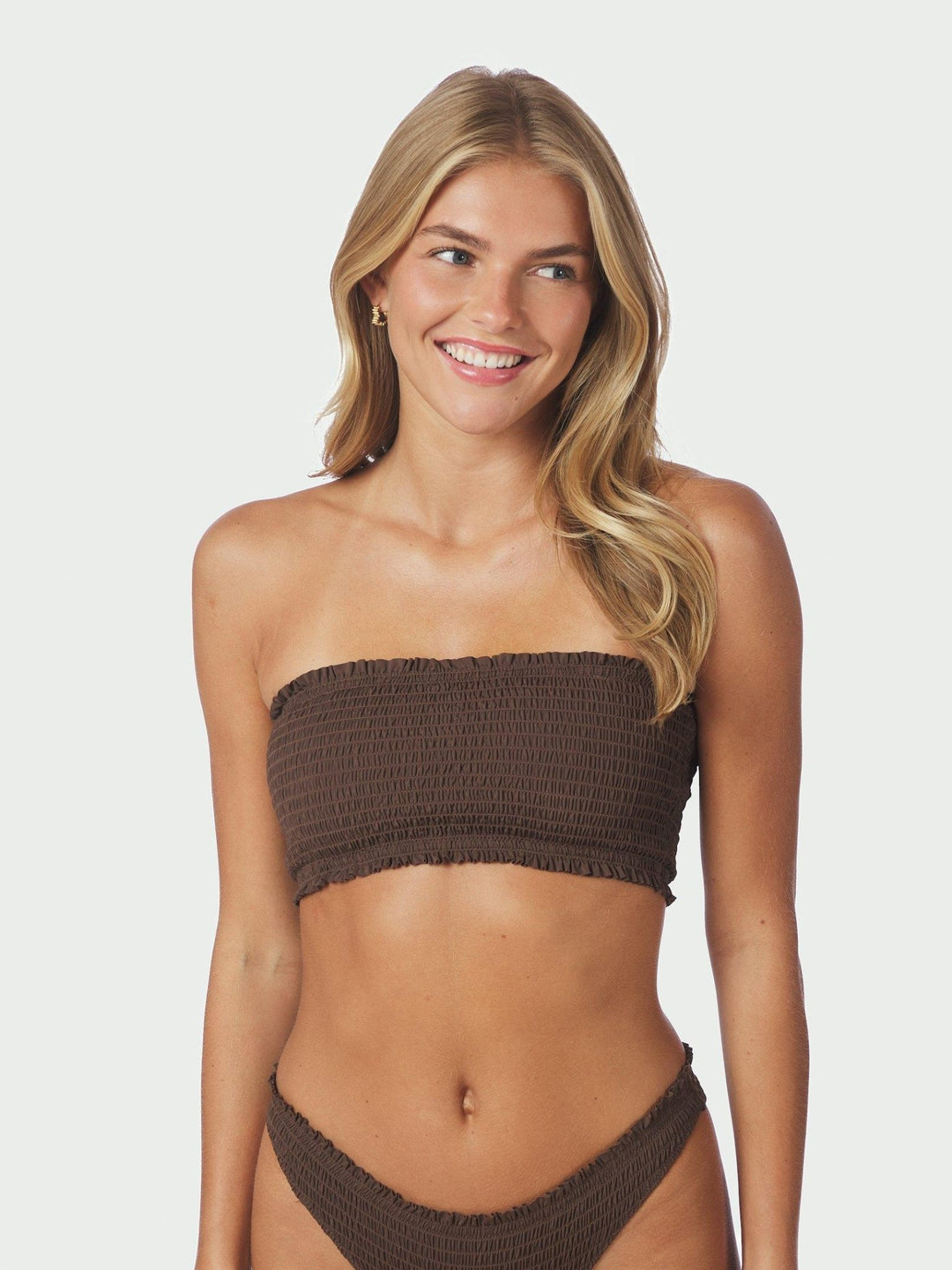 Skin Lobster Bikini Top Brown | Badetøy | Smuk