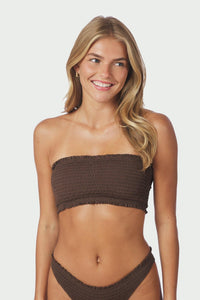 Skin Lobster Bikini Top Brown