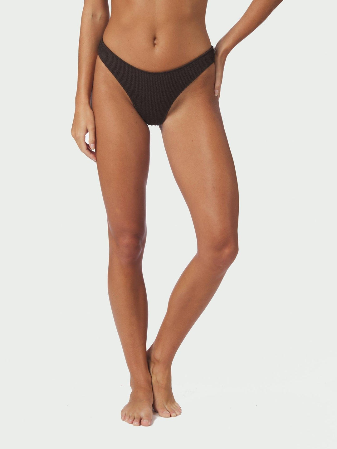 Skin Sand Crepe Bikini Brief Dark Brown | Badetøy | Smuk