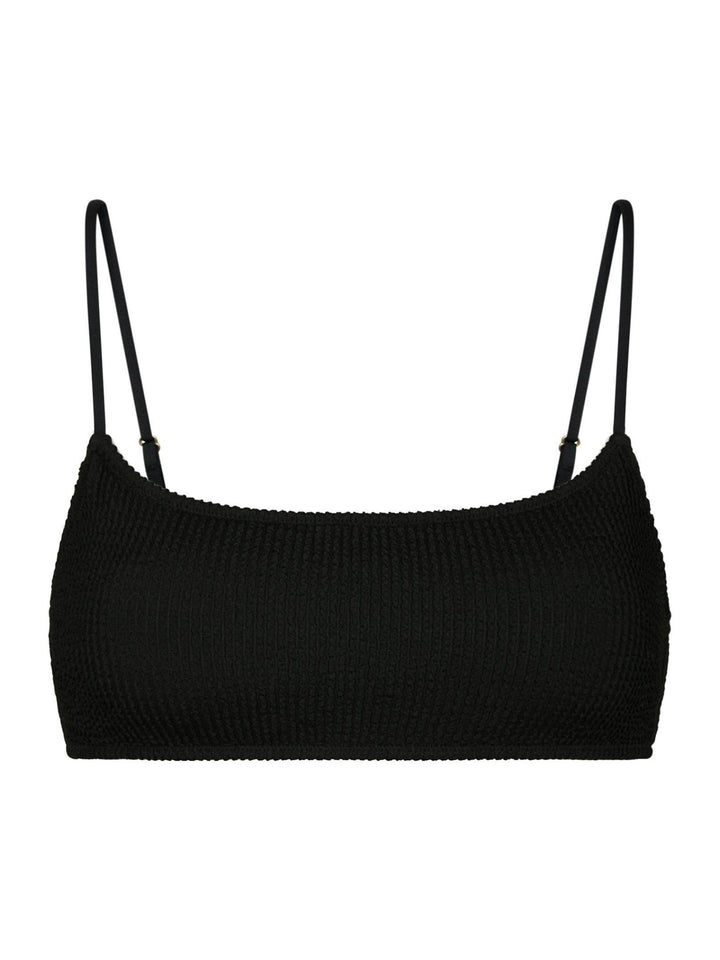 Skin Sand Crepe Swim Top Black | Badetøy | Smuk