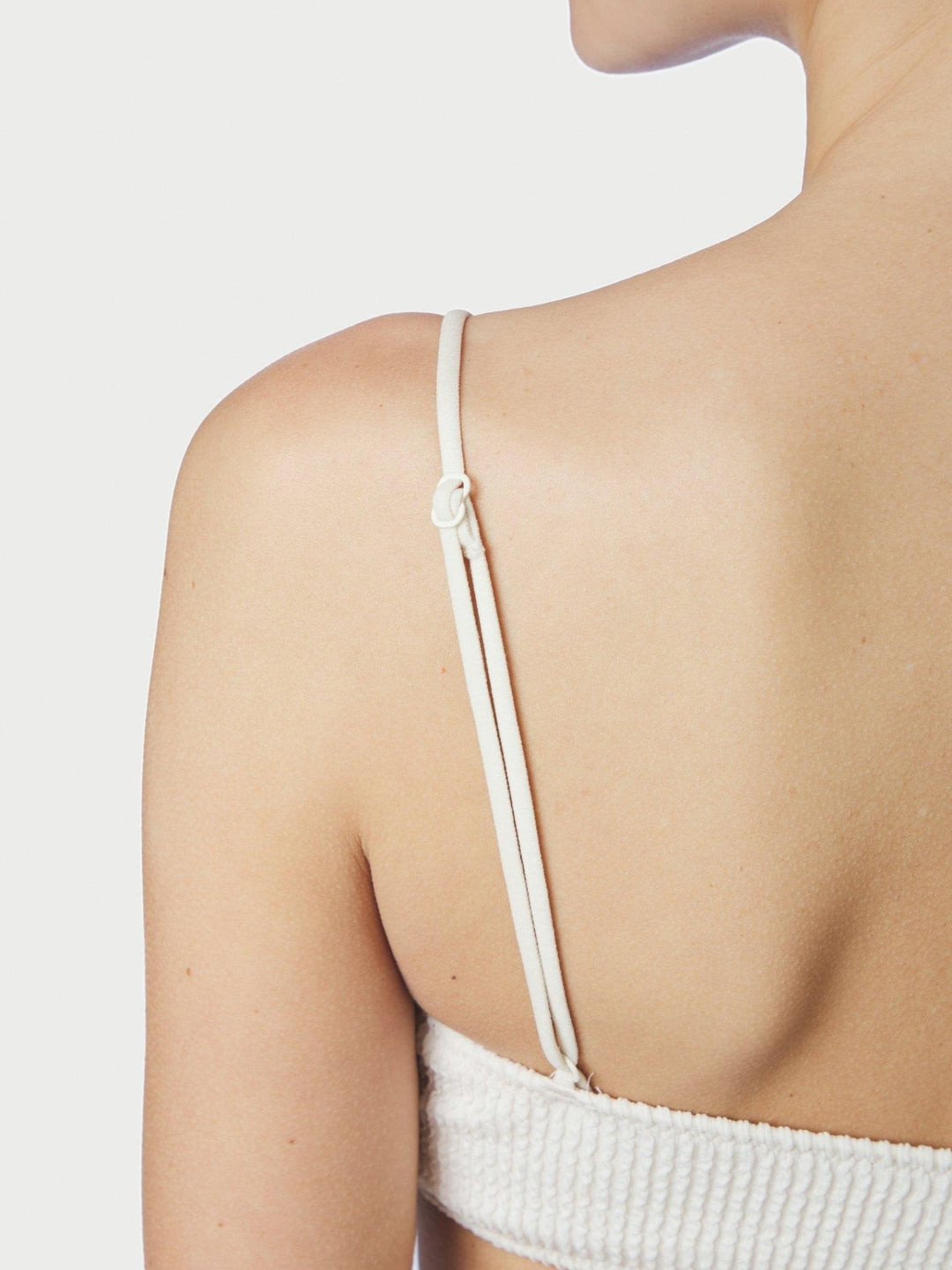 Skin Sand Crepe Swim Top Ivory | Badetøy | Smuk