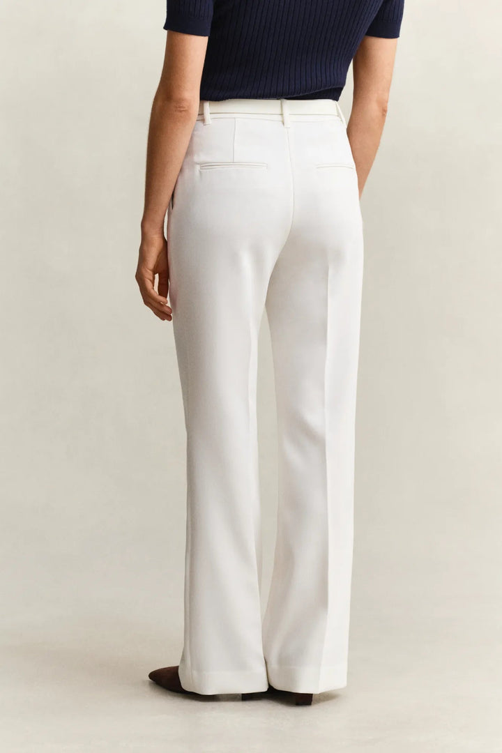 Slim Flare Slack Pants Eggshell | Bukser | Smuk