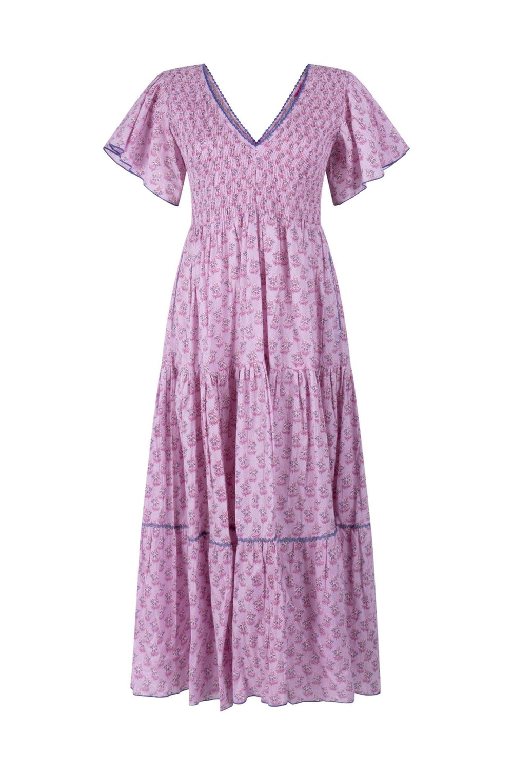 Small Flower Dress Smog Rosa | Kjoler | Smuk