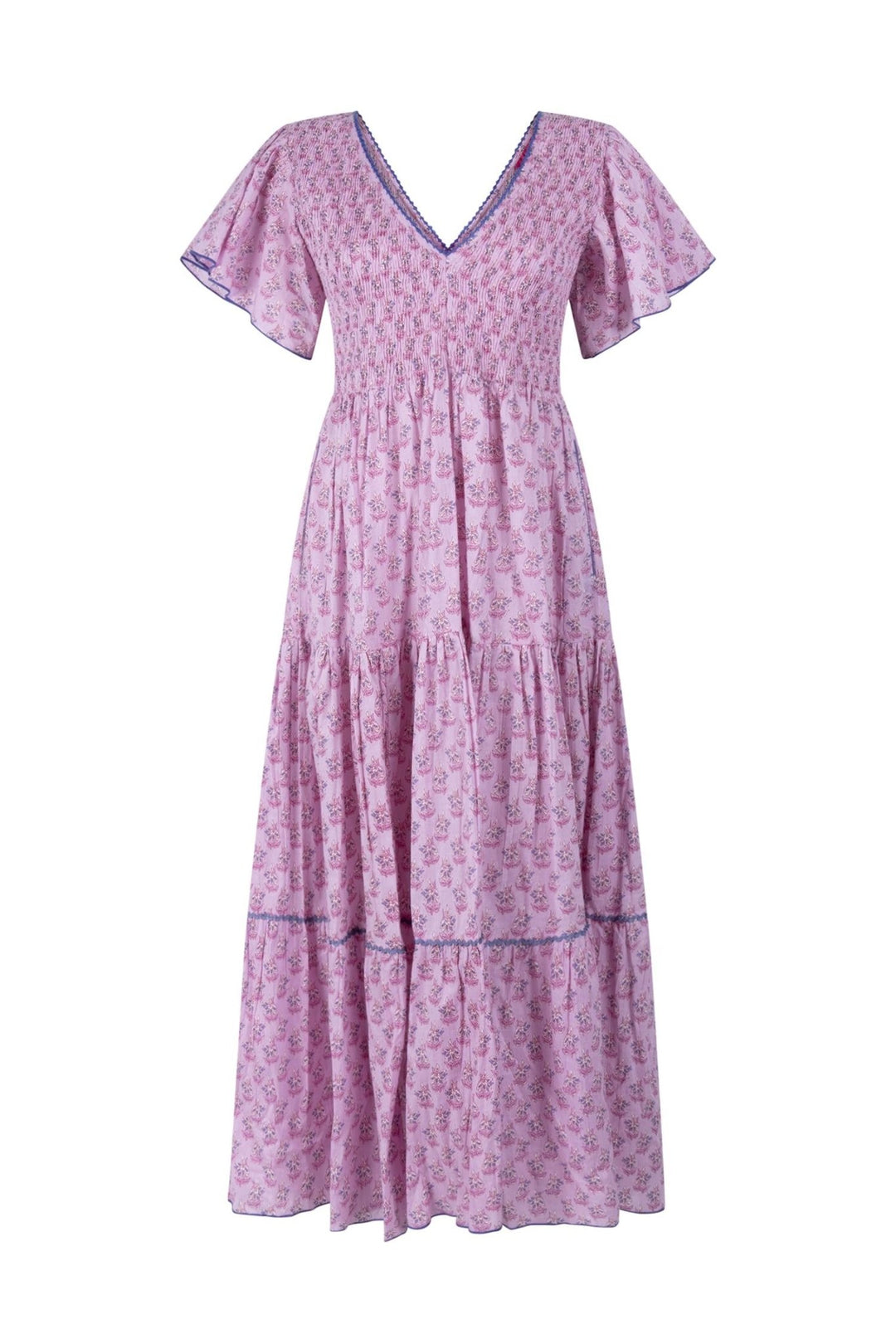 Small Flower Dress Smog Rosa | Kjoler | Smuk