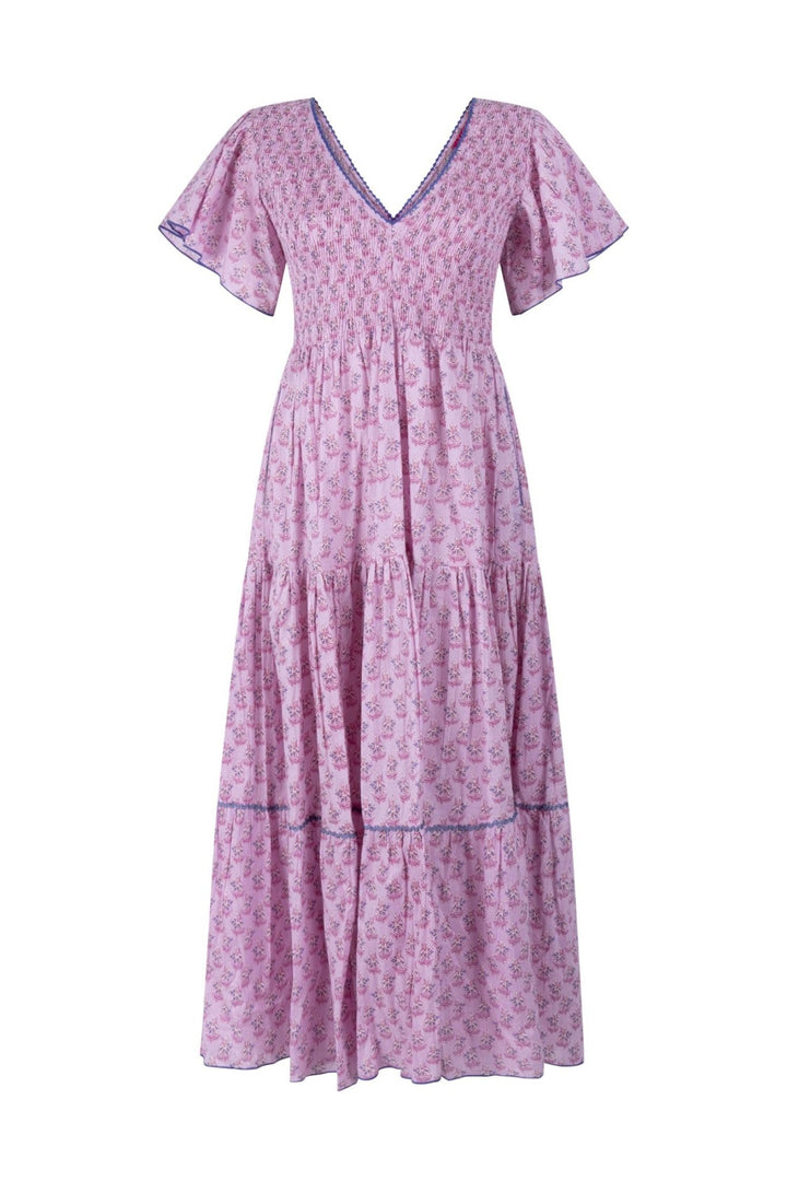 Small Flower Dress Smog Rosa | Kjoler | Smuk