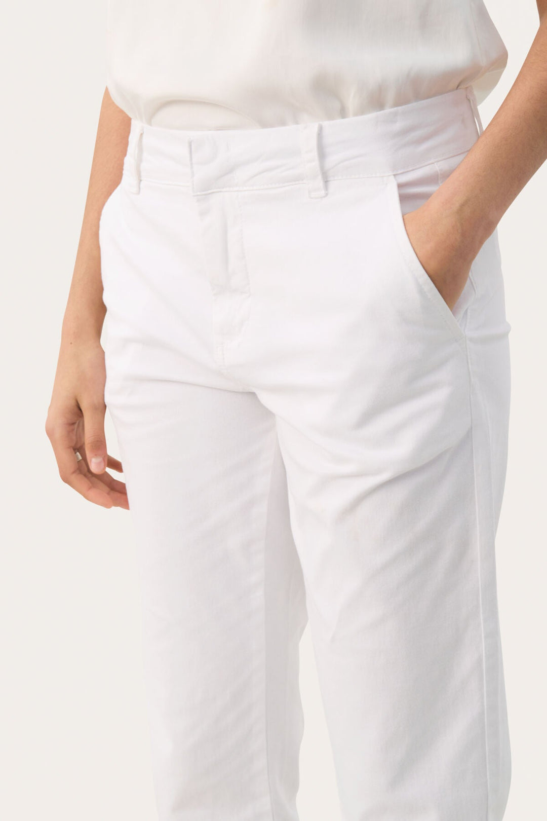 Soffynspw Pants Bright White | Bukser | Smuk - Dameklær på nett