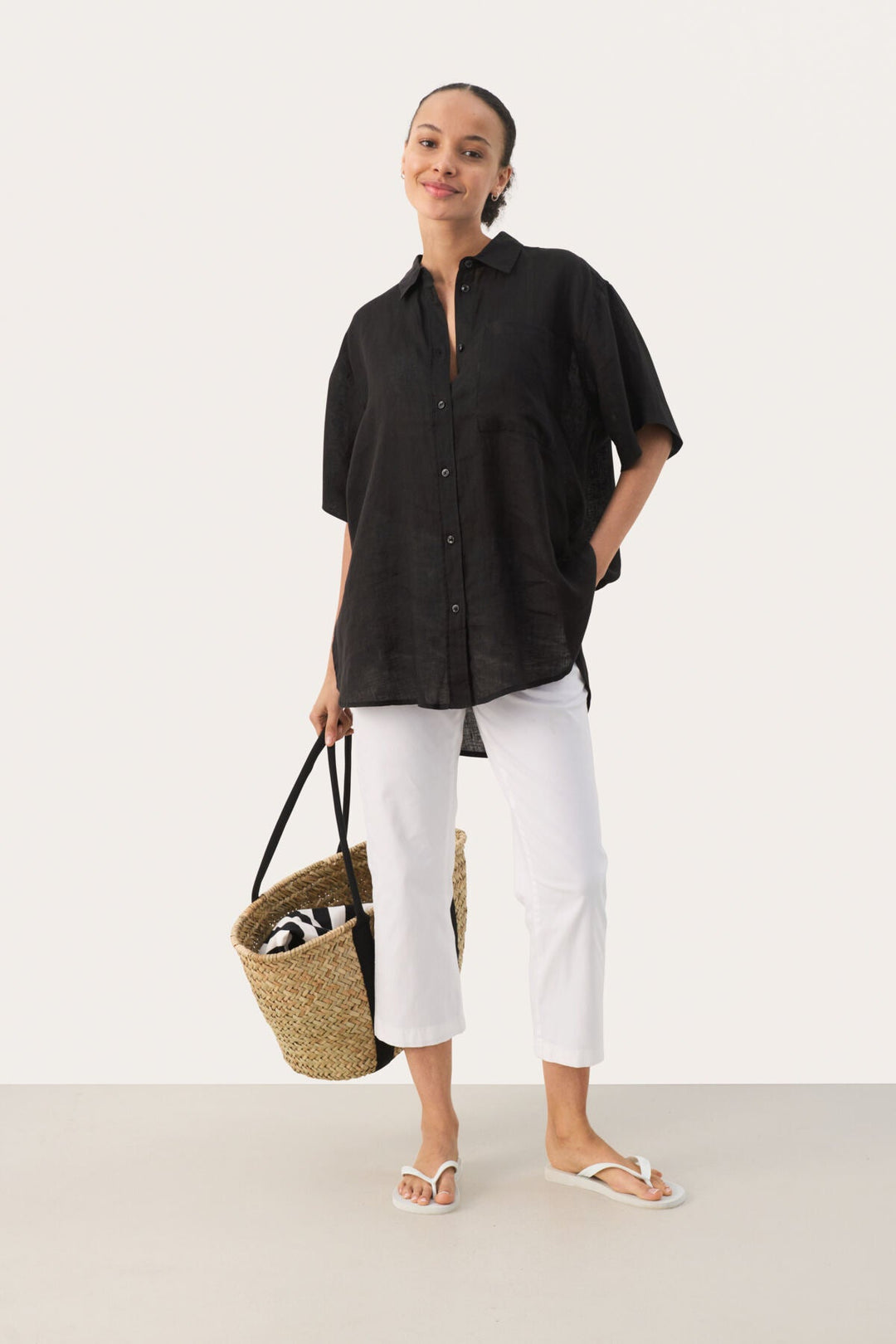 Soffynspw Pants Bright White | Bukser | Smuk - Dameklær på nett