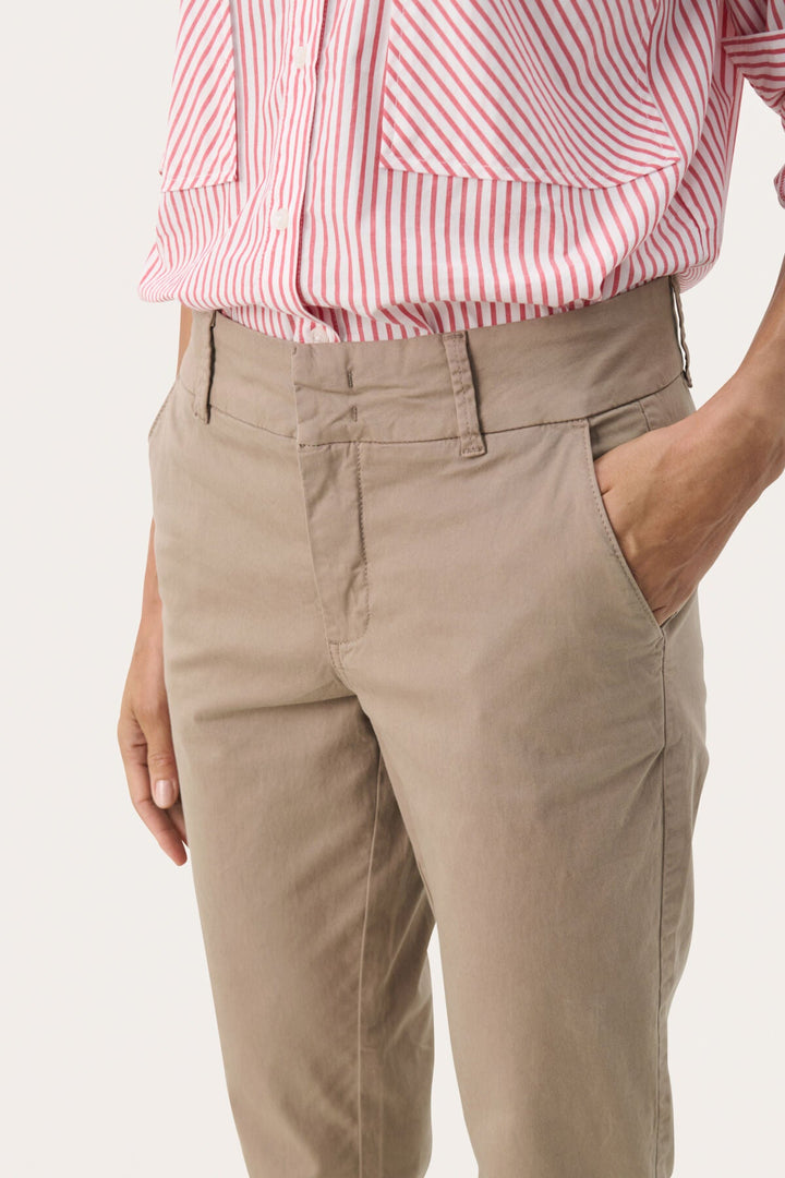Soffyspw Pants Desert Taupe | Bukser | Smuk - Dameklær på nett