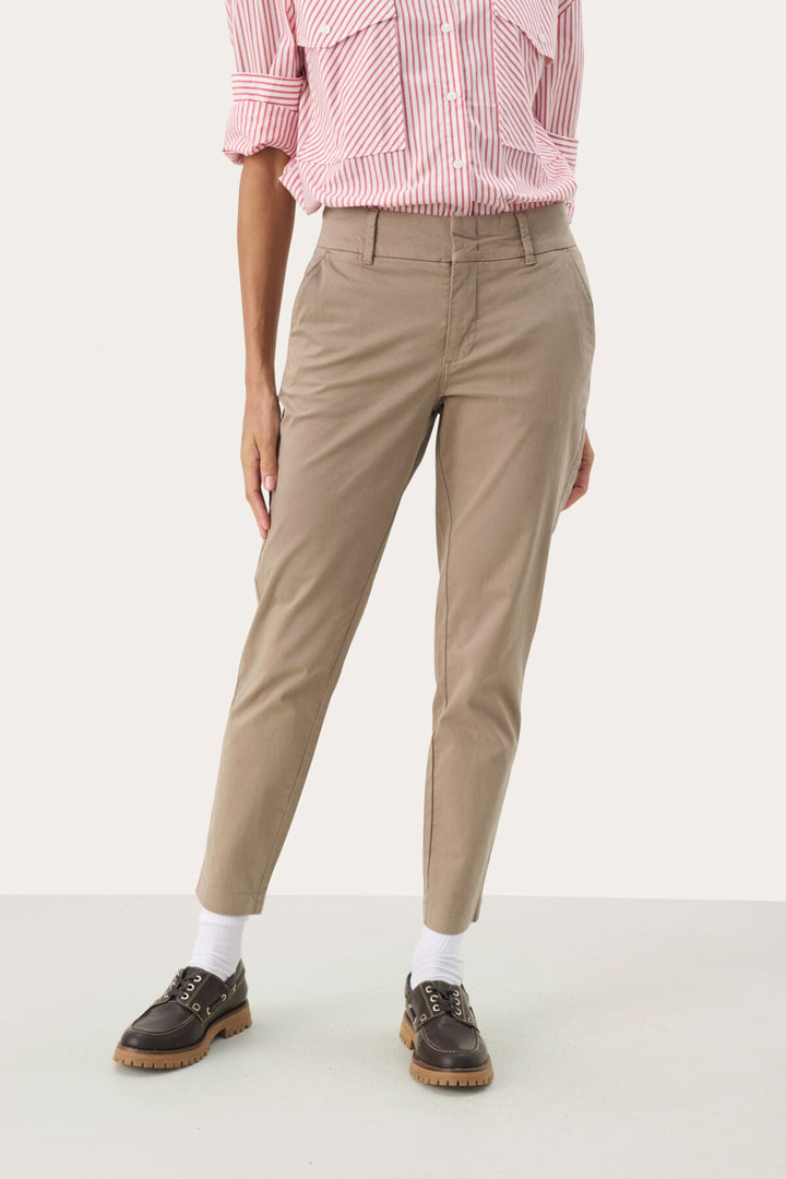 Soffyspw Pants Desert Taupe | Bukser | Smuk - Dameklær på nett