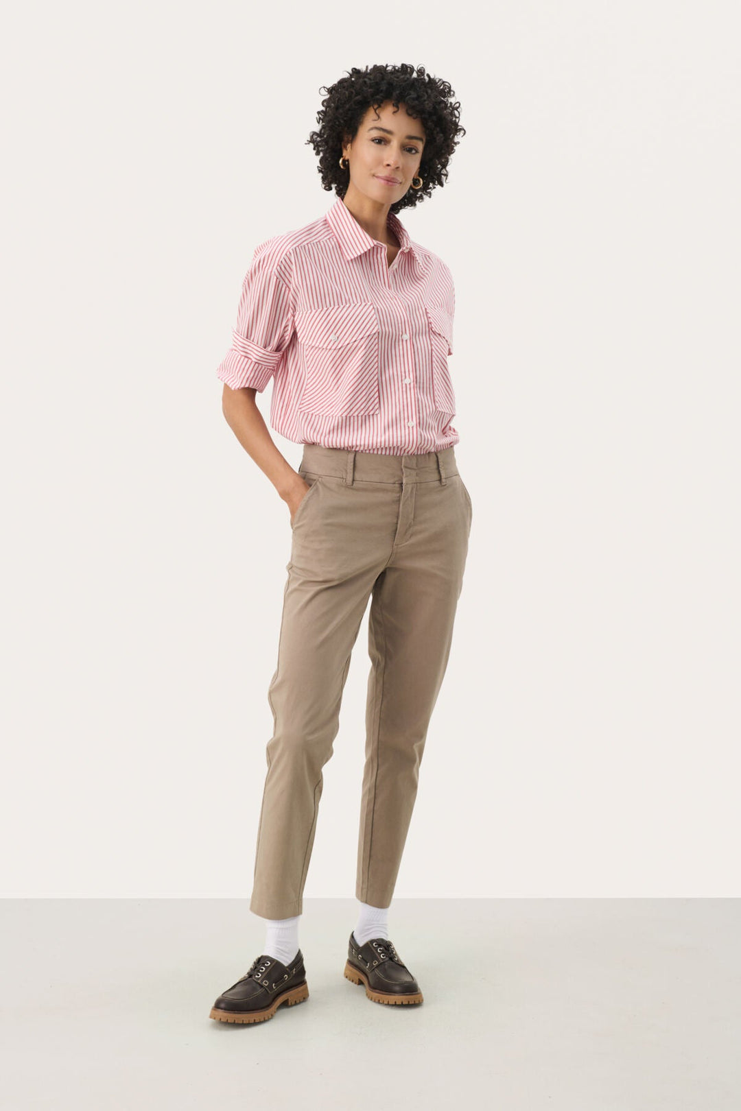 Soffyspw Pants Desert Taupe | Bukser | Smuk - Dameklær på nett