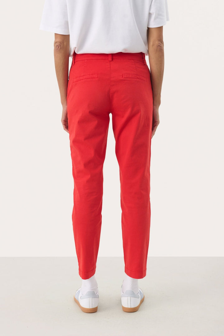 Soffyspw Pants Mars Red | Bukser | Smuk - Dameklær på nett