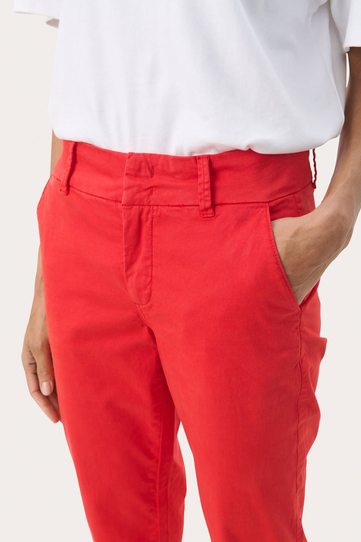 Soffyspw Pants Mars Red | Bukser | Smuk - Dameklær på nett