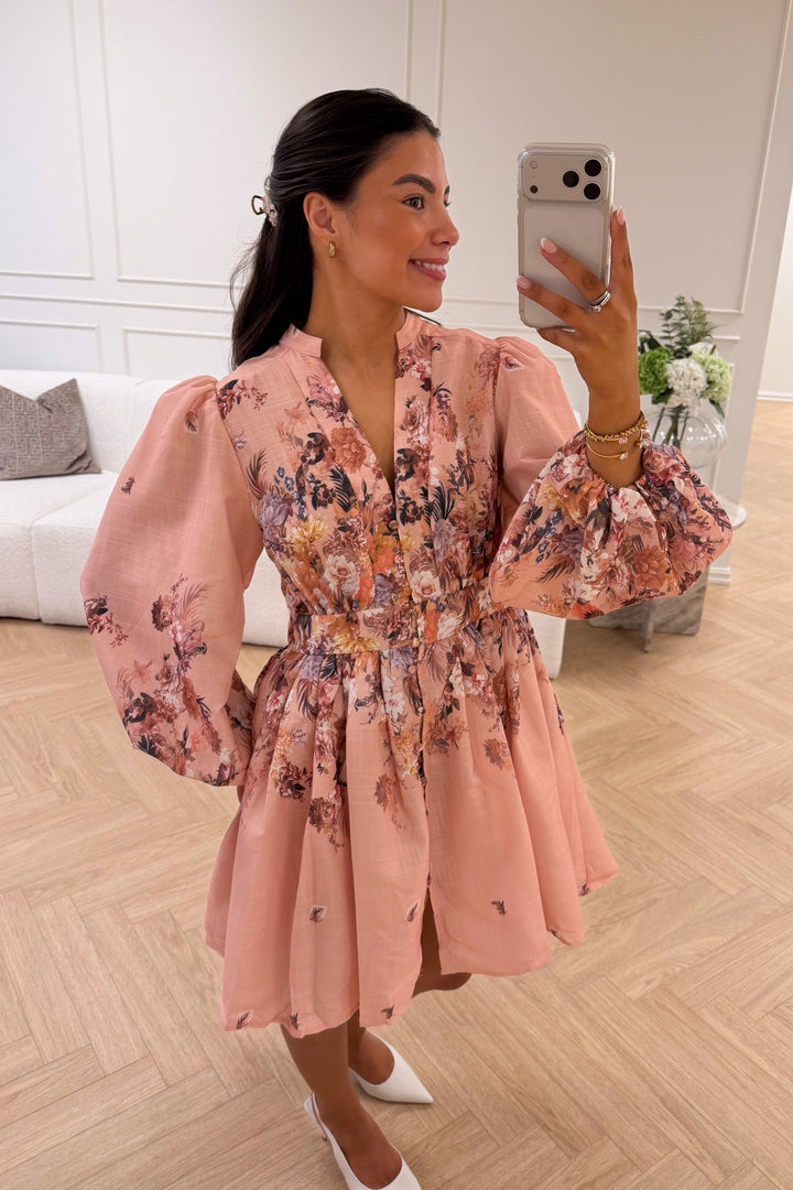 Sofia Mini Dress Rose | Kjoler | Smuk