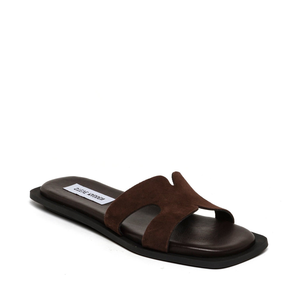 Sofia Slides Drk Brn Suede | Sko | Smuk