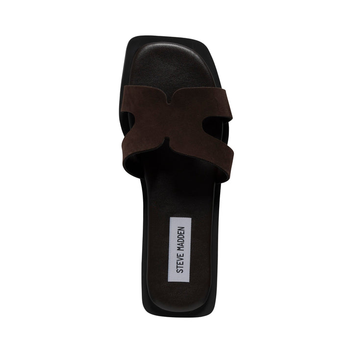 Sofia Slides Drk Brn Suede | Sko | Smuk