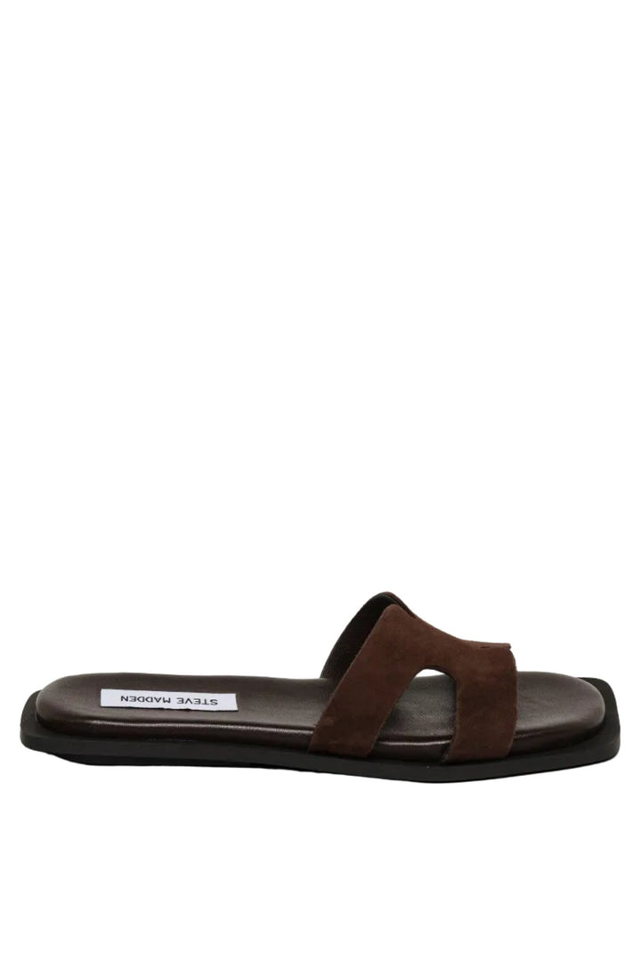 Sofia Slides Drk Brn Suede | Sko | Smuk