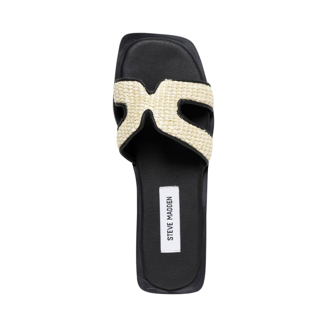 Sofia Slides Nat/Blk | Sko | Smuk