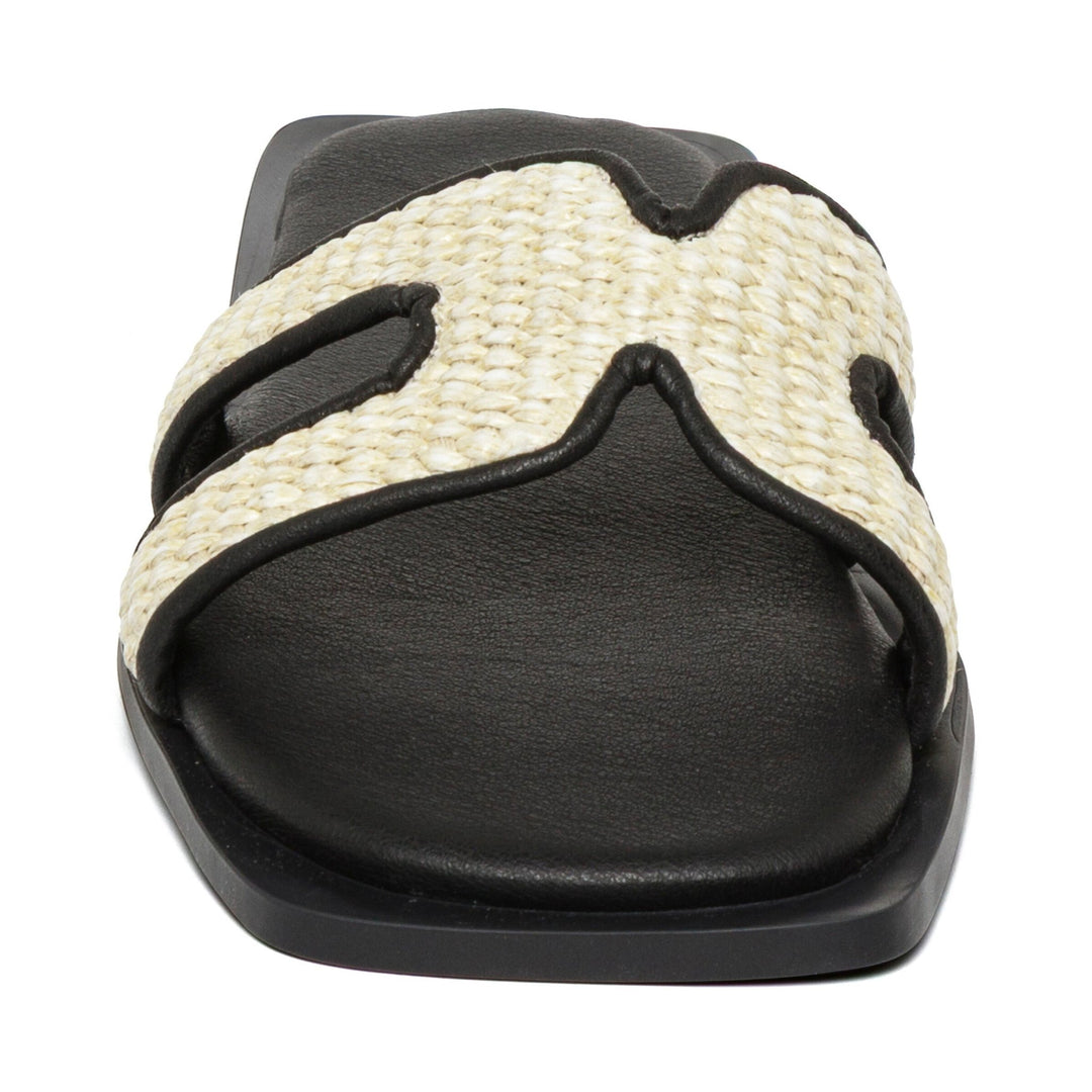 Sofia Slides Nat/Blk | Sko | Smuk