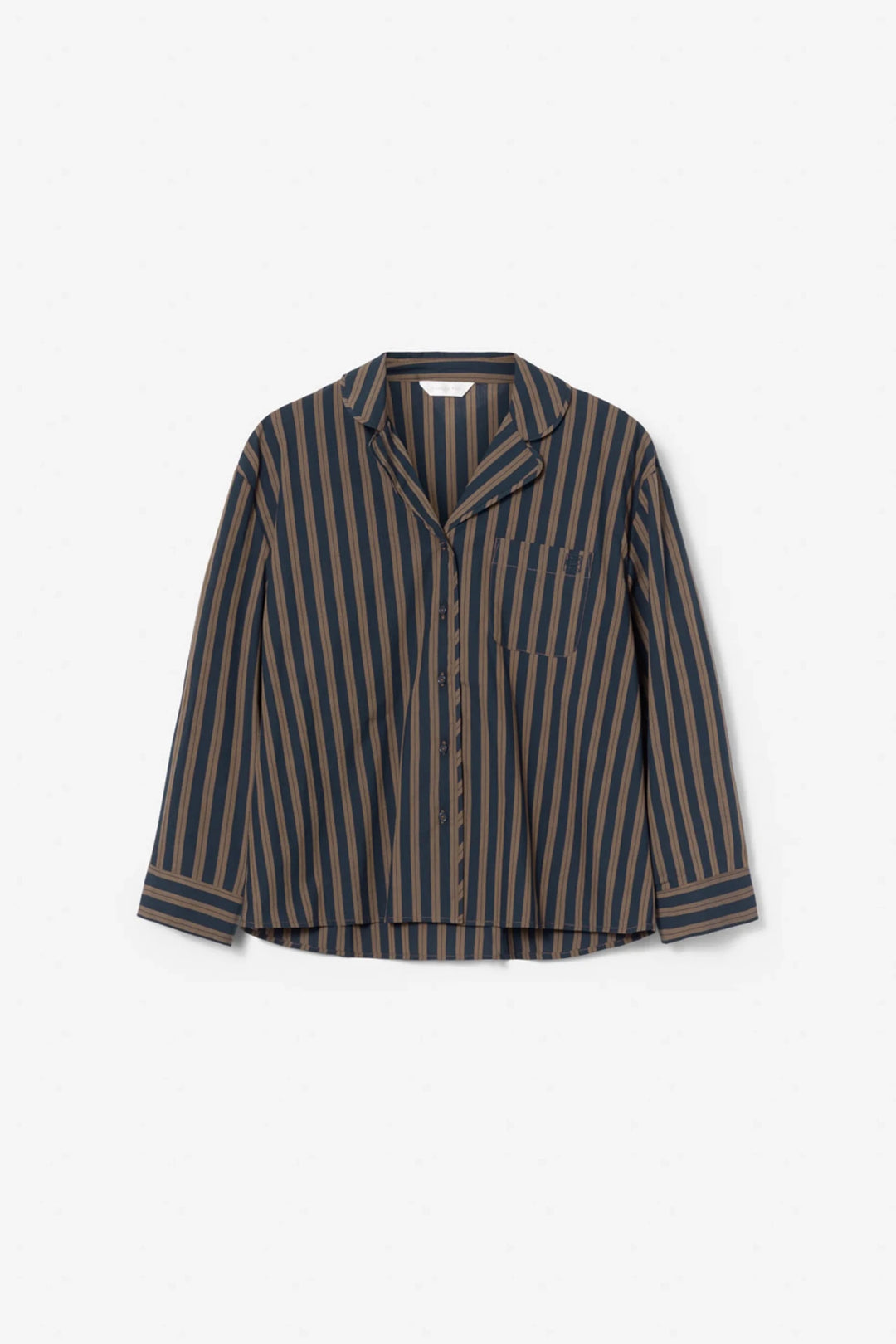 Soire Pyjamas Set Navy Stripe | Skjorter og bluser | Smuk