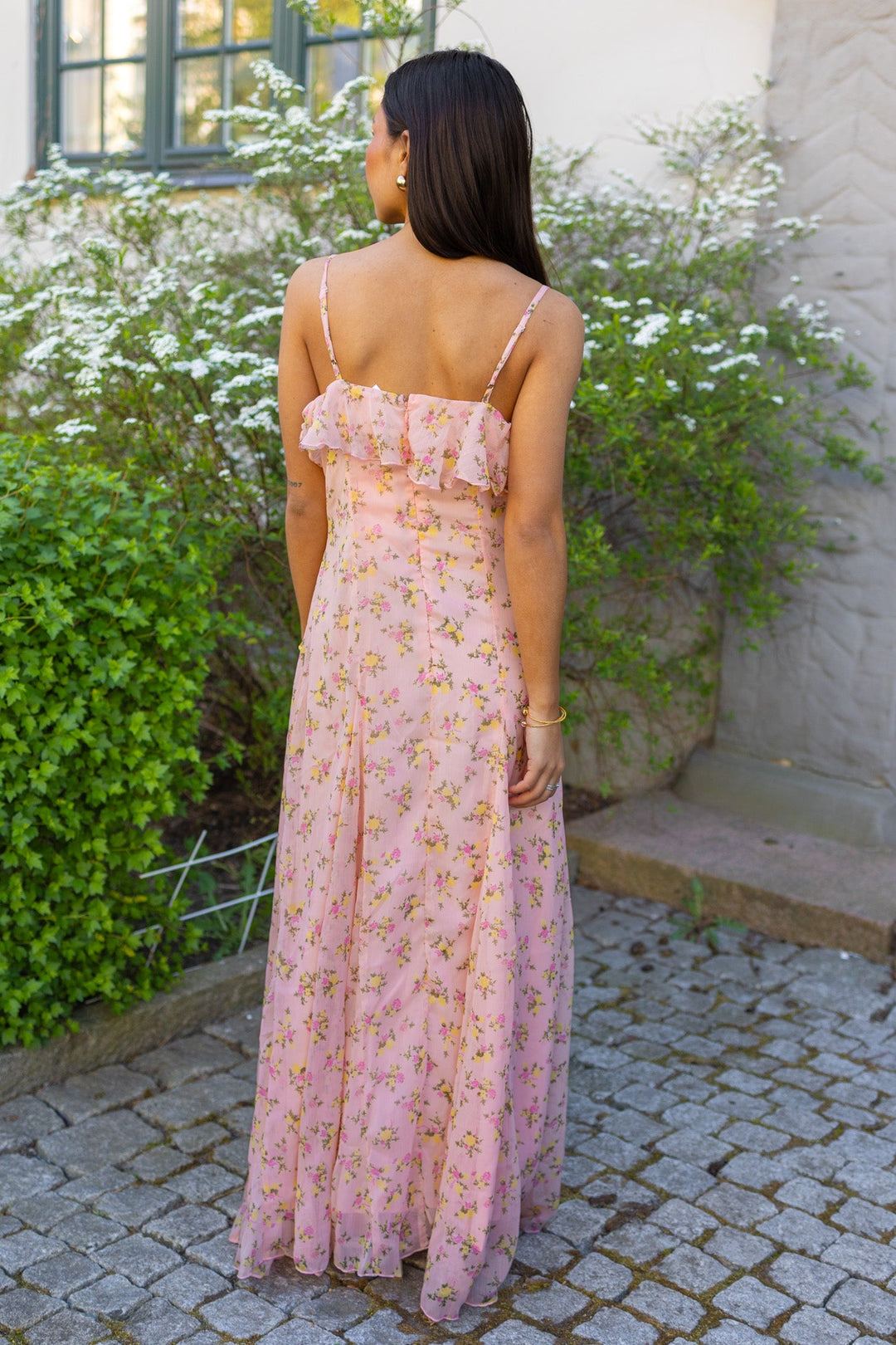 Soiree Strap Maxi Dress Blushing Rose | Kjoler | Smuk