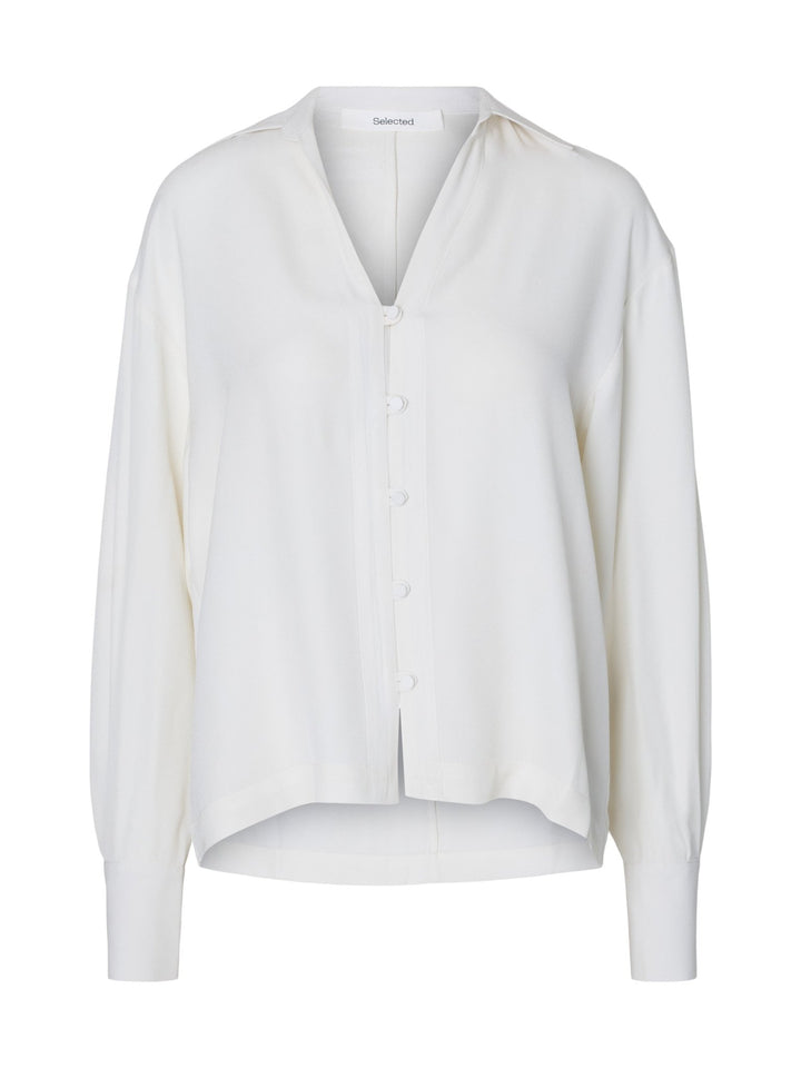 Soler Relaxed Ls Shirt Egret | Skjorter og bluser | Smuk