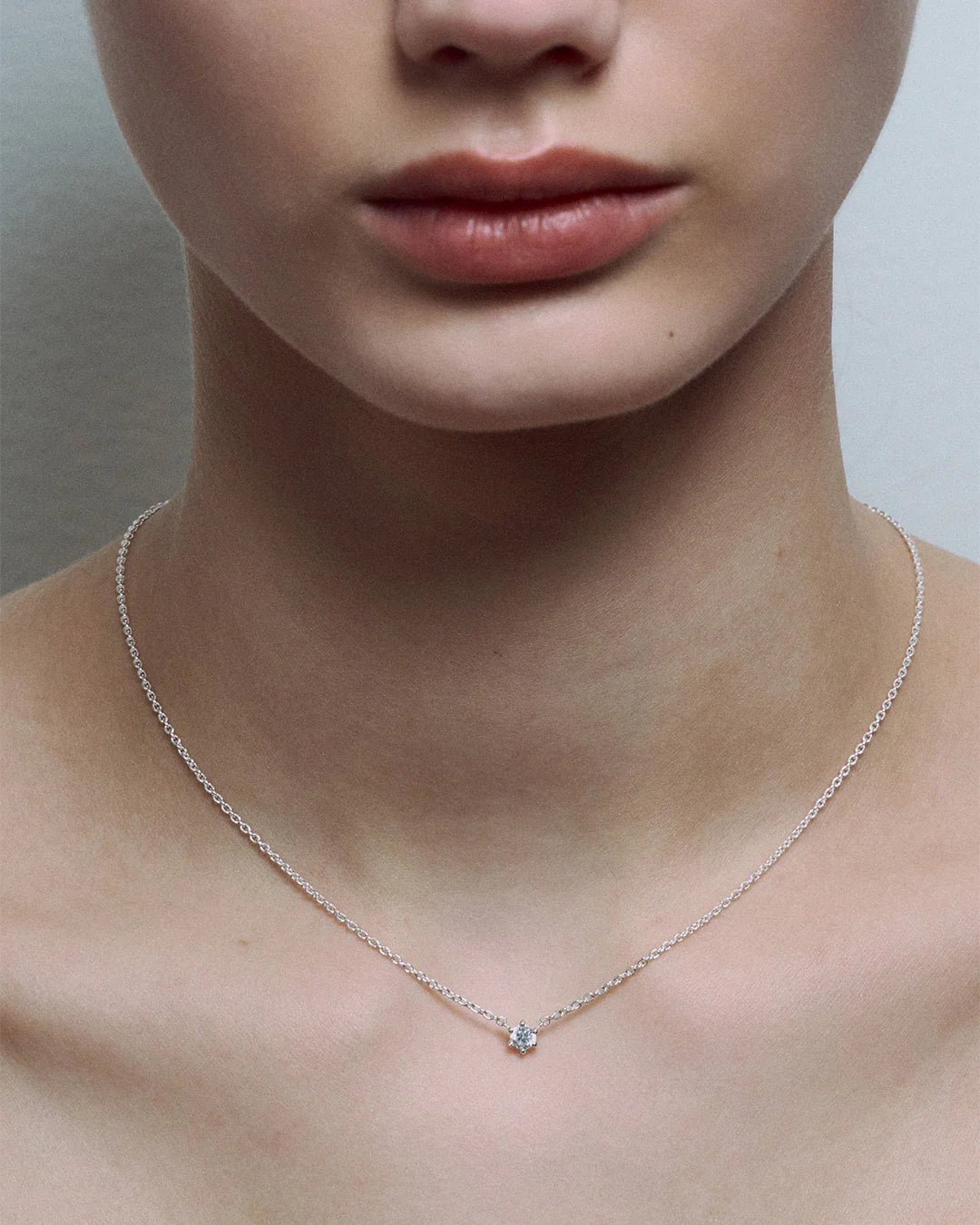 Solitare Necklace Silver | Accessories | Smuk