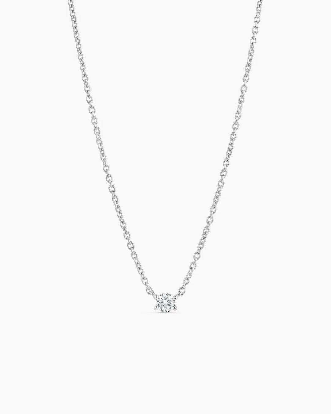 Solitare Necklace Silver | Accessories | Smuk
