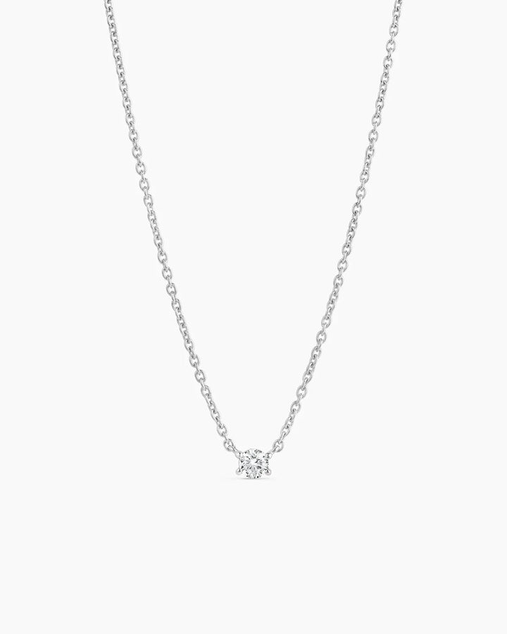 Solitare Necklace Silver | Accessories | Smuk
