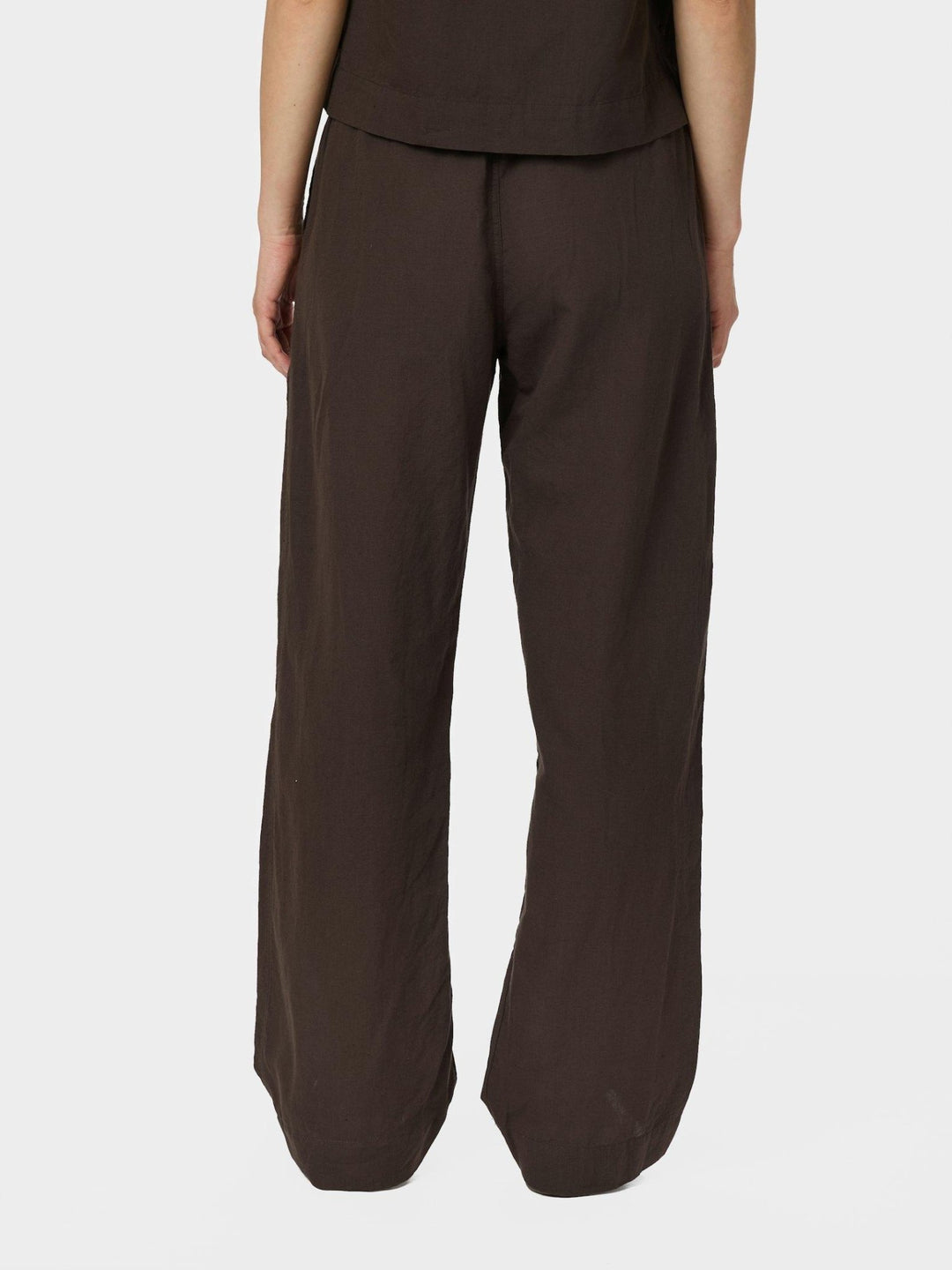 Sonar Linen Pants Dark Brown | Bukser | Smuk