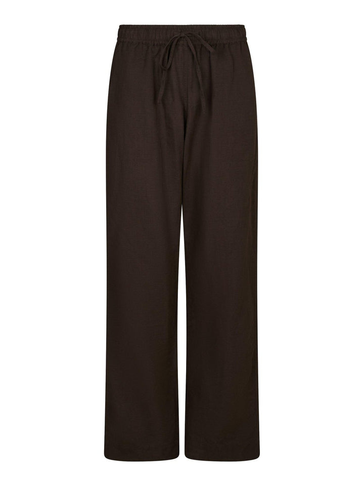 Sonar Linen Pants Dark Brown | Bukser | Smuk
