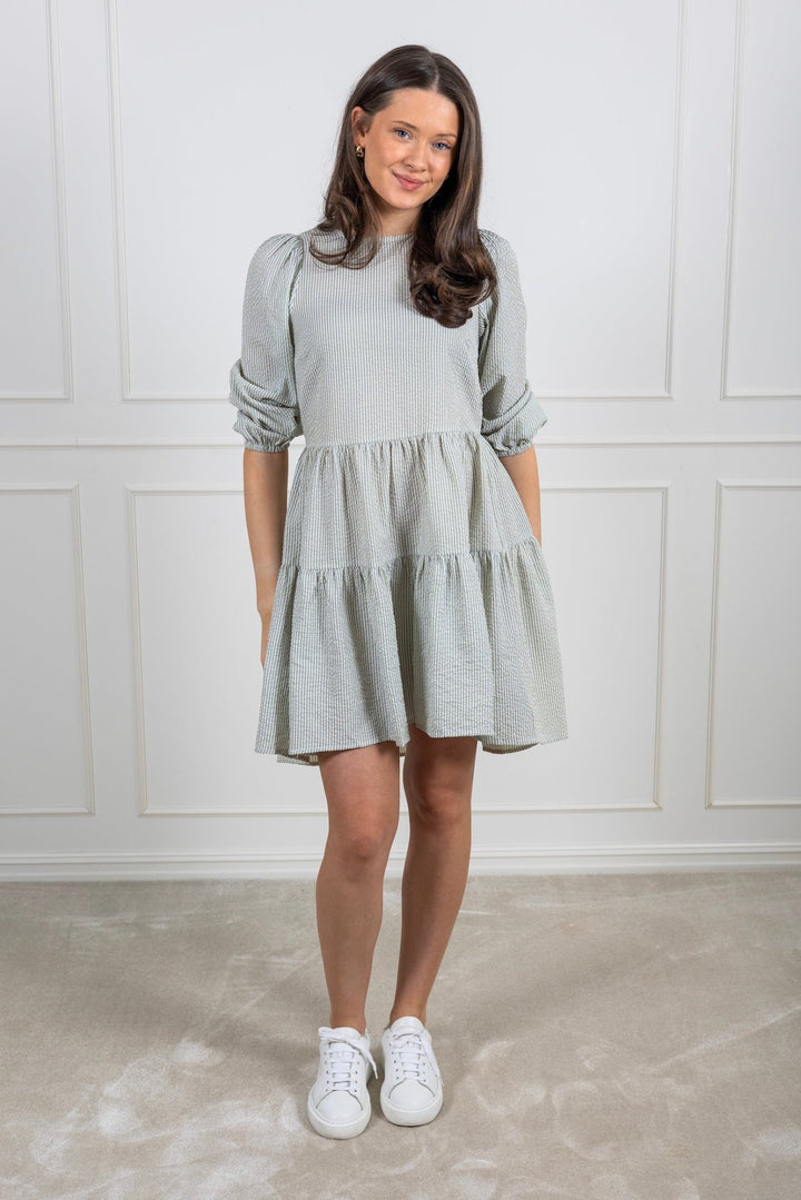Sonja Dress White/Green