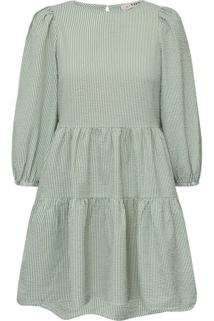 Sonja Dress White/Green