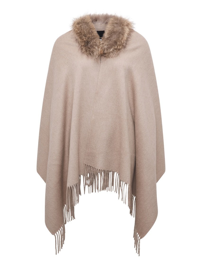Sonja Scarf Champagne | Poncho | Smuk - Dameklær på nett