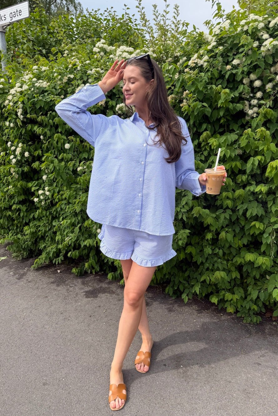 Sonja Shirt Blue/White Stripe