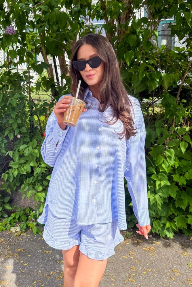 Sonja Shirt Blue/White Stripe