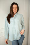 Sonja Shirt Green/White