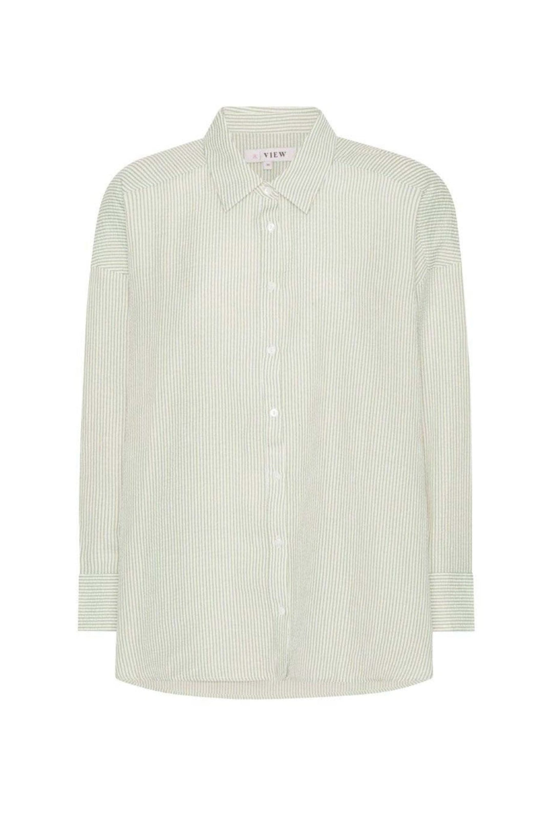 Sonja Shirt Green/White