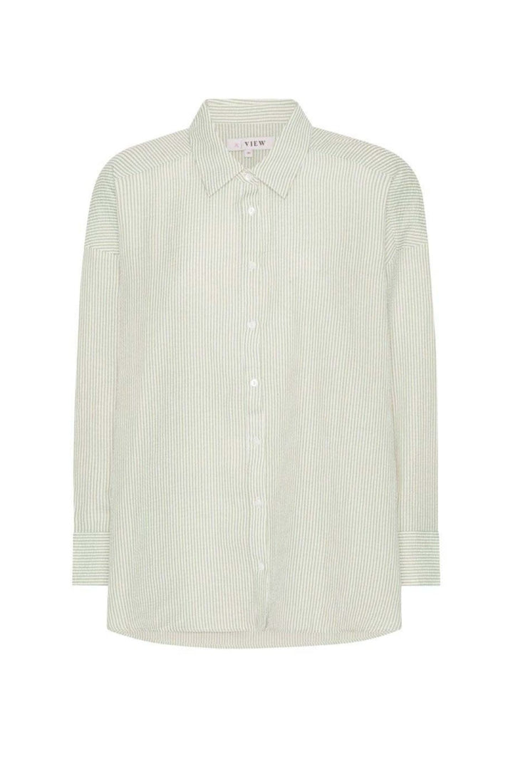 Sonja Shirt Green/White
