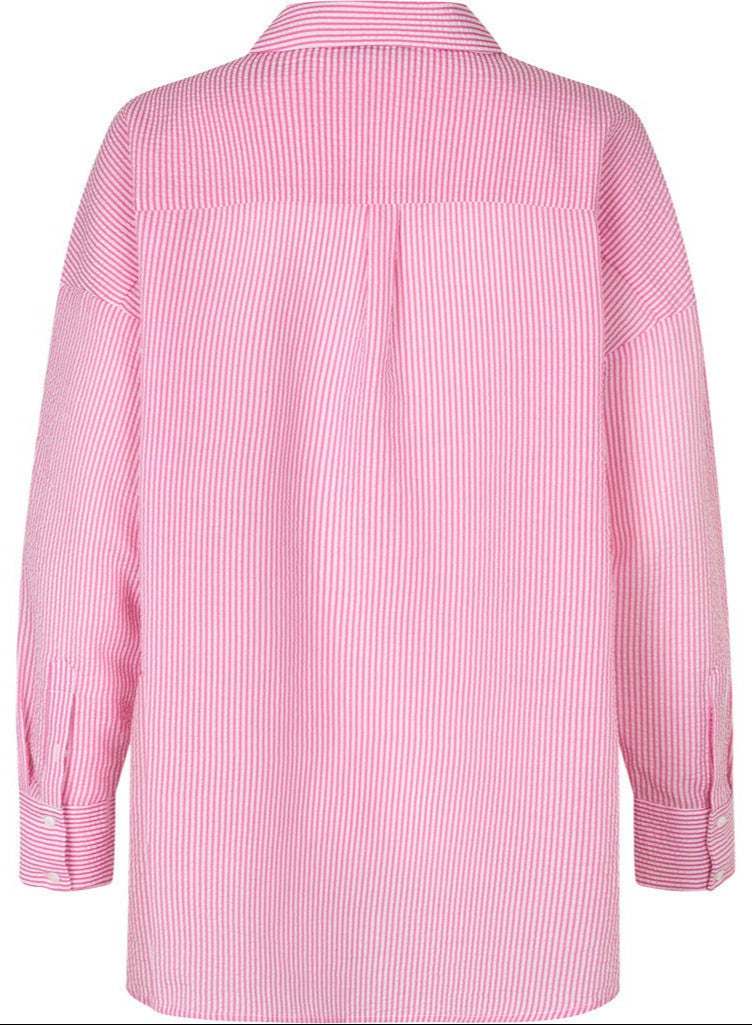 Sonja Shirt Hot Pink/White