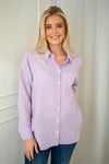 Sonja Shirt Purple/White