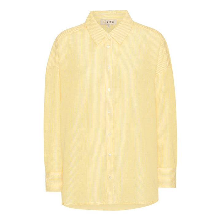 Sonja Shirt Yellow/White | Skjorter og bluser | Smuk