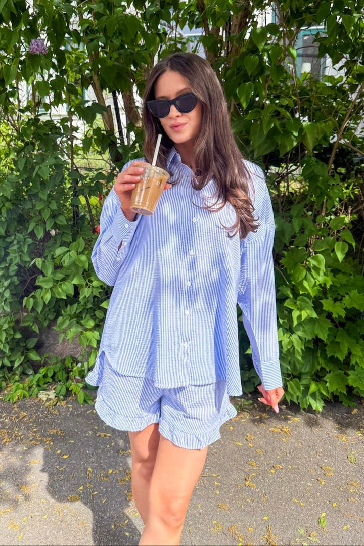 Sonja Shorts Blue/White Stripe