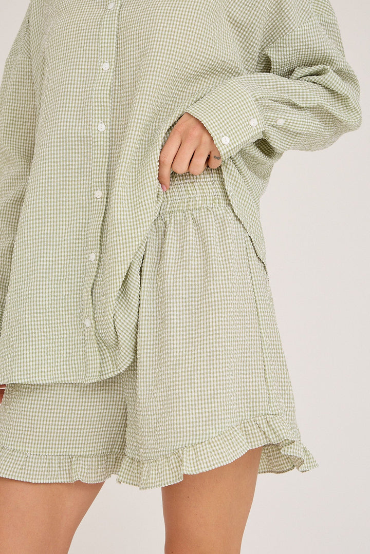 Sonja Shorts Light Green | Shorts | Smuk