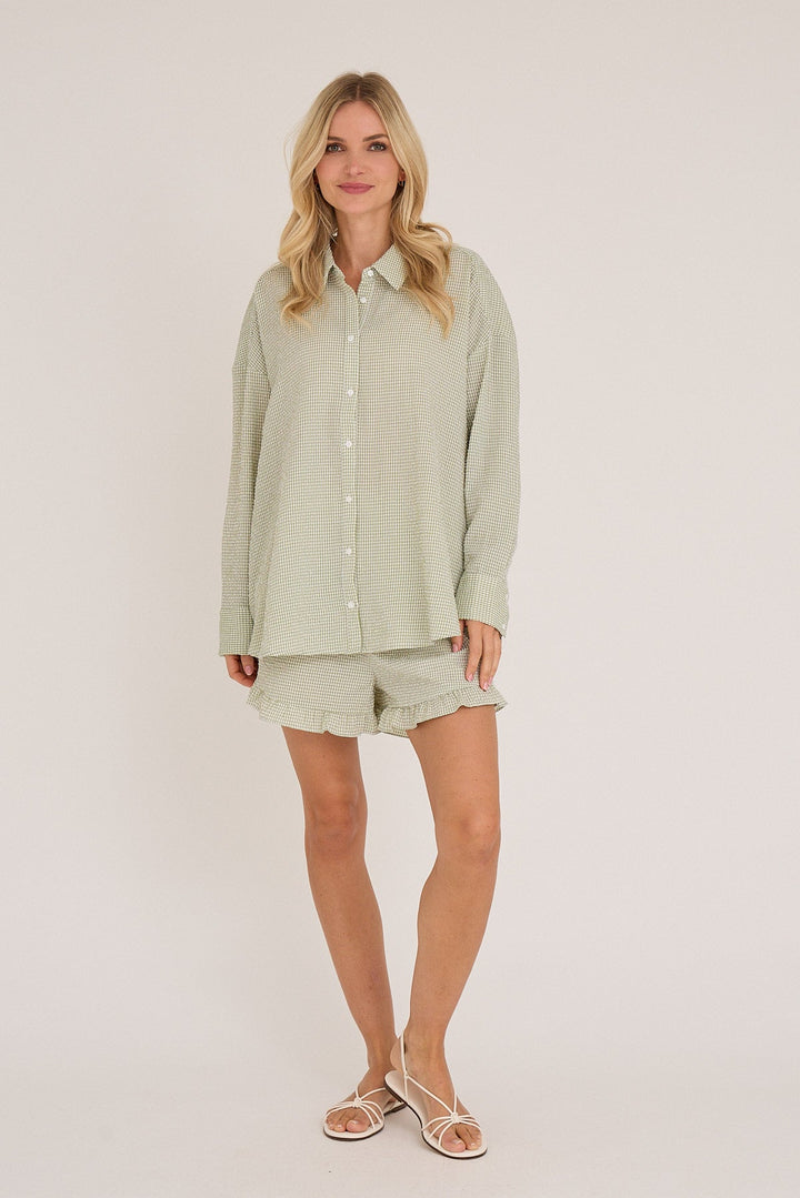 Sonja Shorts Light Green | Shorts | Smuk