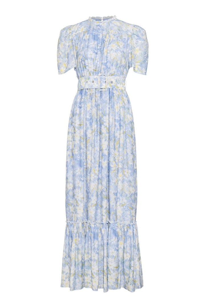 Sophie Puff Maxi Dress Wisteria Kiss | Kjoler | Smuk